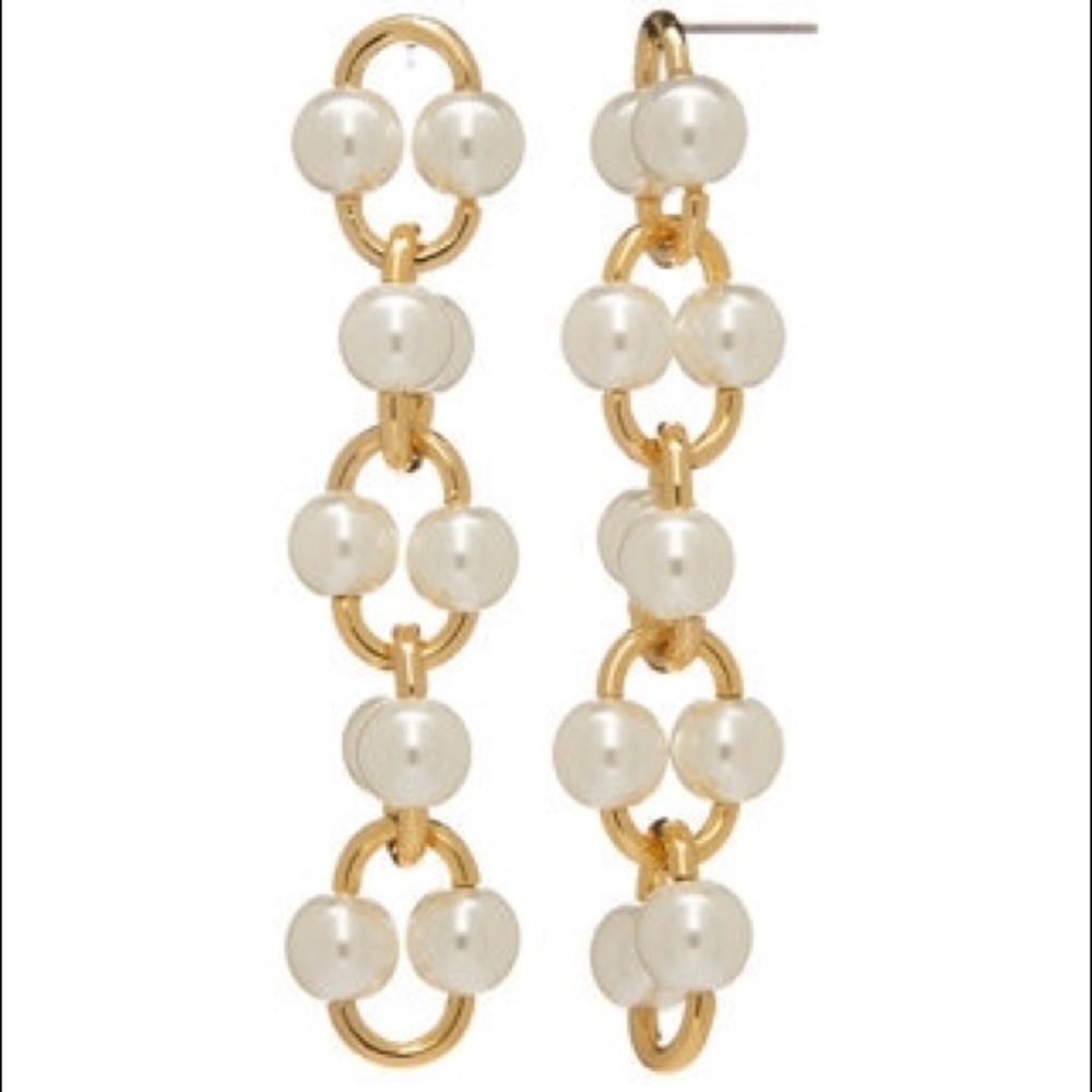 NWT Kate Spade Nouveau Pearl Earrings